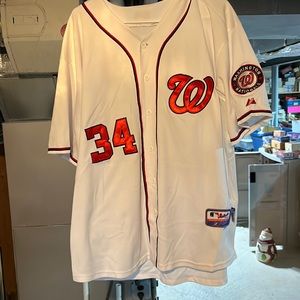Harper Washington baseball jersey number 34 brand new size -54